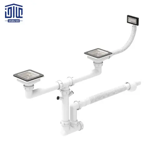 [249012039] سیفون سینک 735 البرز زیرآب مربع