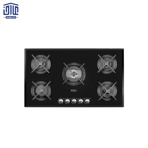 [168005014] 521 G کن گاز 5 شعله شیشه