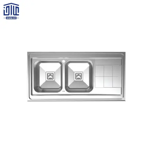 سینک روکار کن استیل 9152s دولگنه