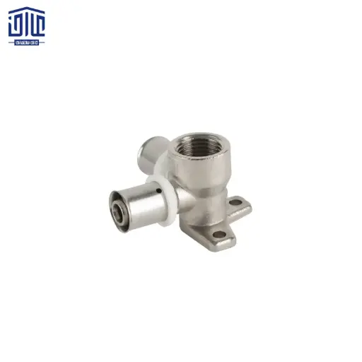 [855163650] 21114 سه راهی 90درجه صفحه دار توپیچ پرسی 20*1/2*20 نیوپایپ