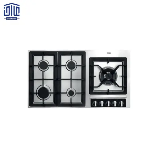 [168005043] اجاق گاز مدل mix 513 s کن، 5 شعله، استیل